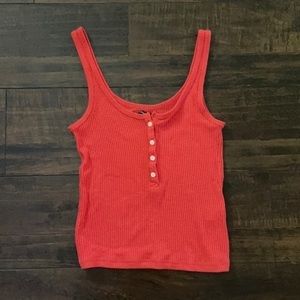 Abercrombie ribbed crop tank